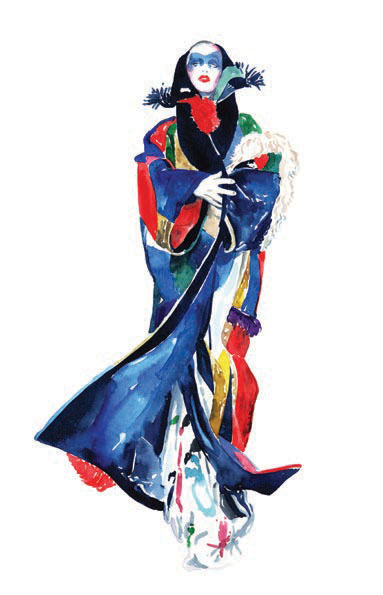 Haute Couture Illustrations for Die Presse