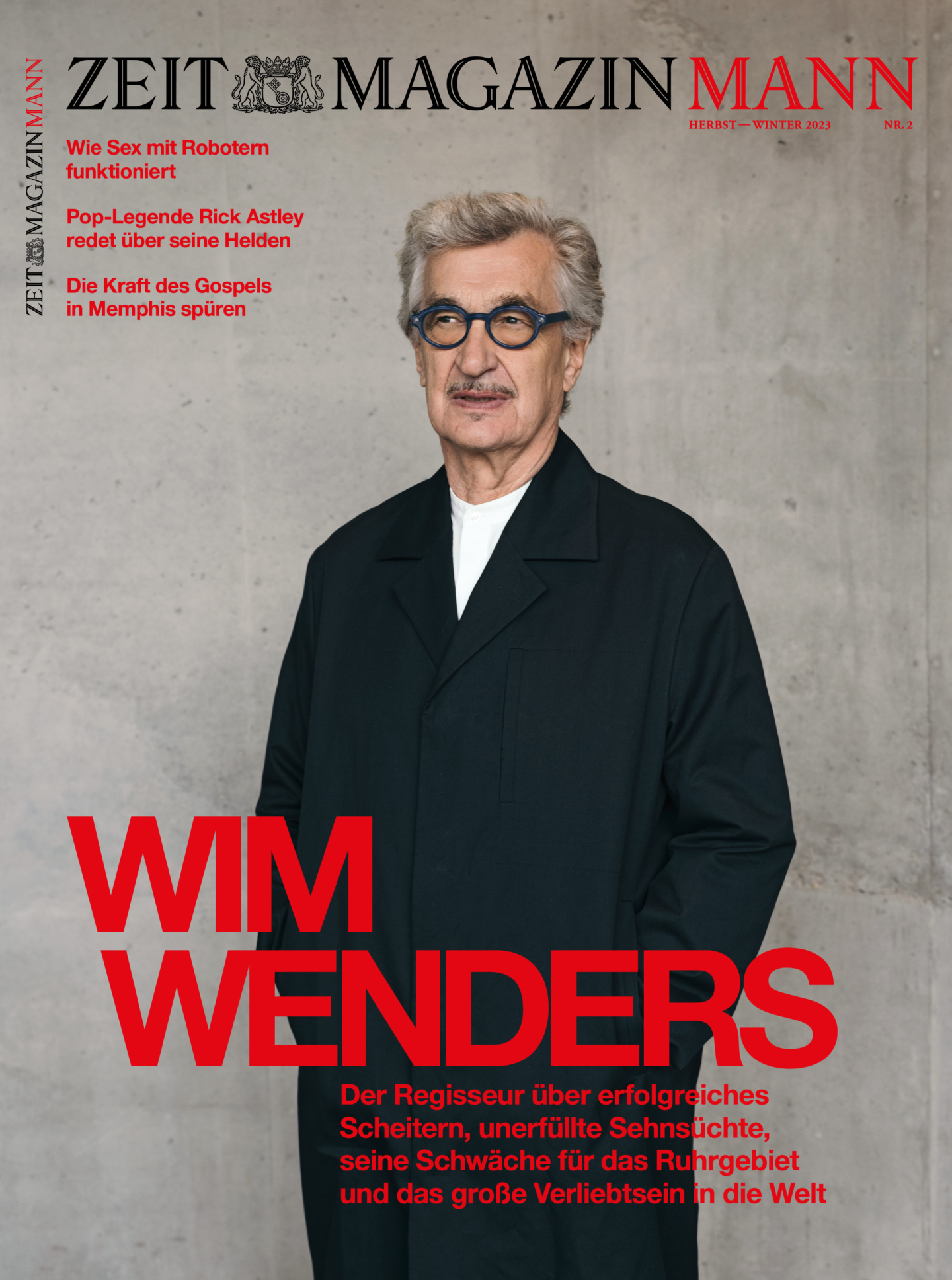 Wim Wenders for ZEIT Mann