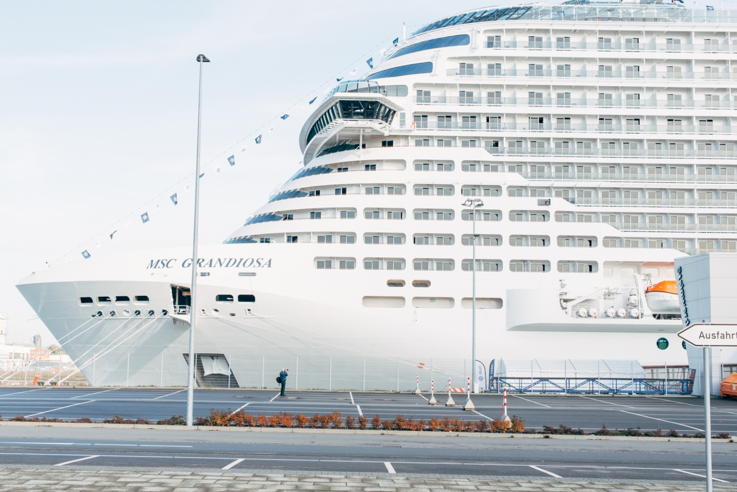 Cruise Ship MSC Grandiosa for Capital Magazine