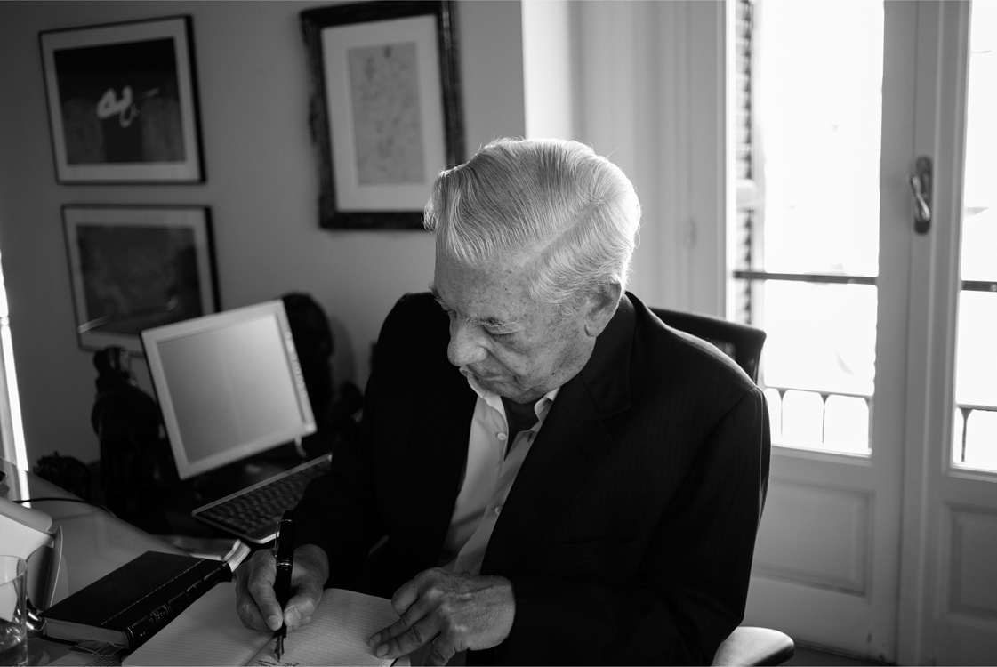 Mario Vargas Llosa for AD Magazine